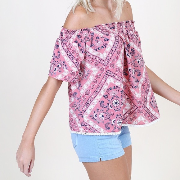 Altar'd State Tops - *DELETING* Altar’d State Bandana Rama top